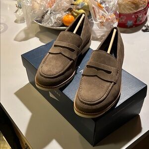 Cole Haan Men's Brown grey Suede loafers flexgrand men’s size 8